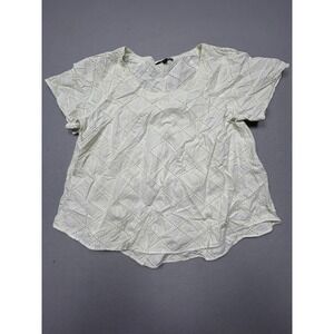 For Cynthia Top Eyelet Embroidery Cotton Cream Large Womens‎
